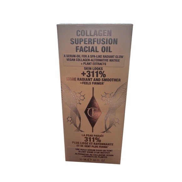 NEW Charlotte Tilbury Collagen Superfusion Firming Plumping Facial Oil 1 oz - Picture 3 of 8